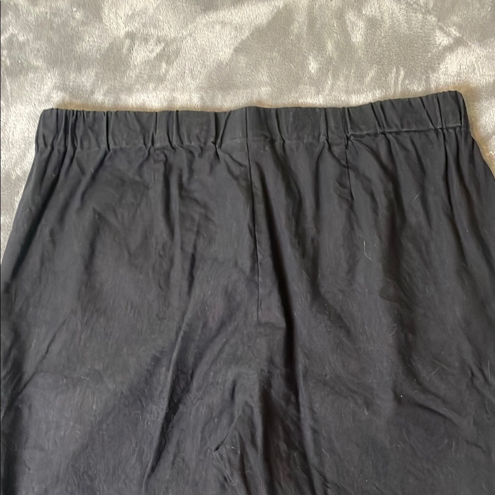 J. Jill black linen stretch pants